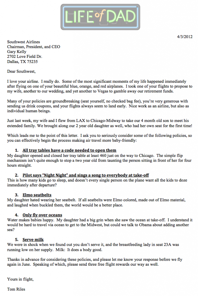 what is southwest airlines email address format