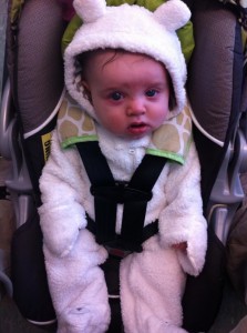 The picture of my daughter from the Pediatricians office