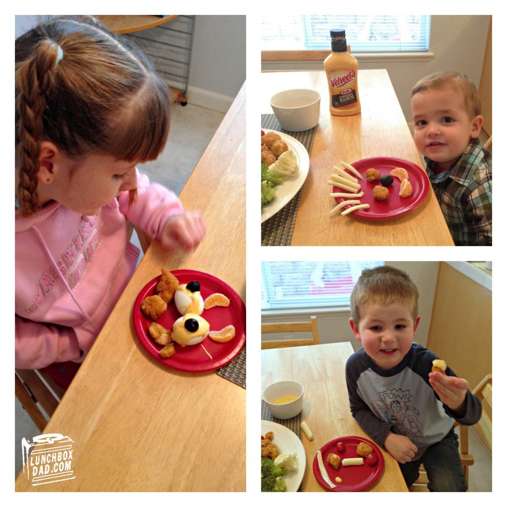 kids funny face plates