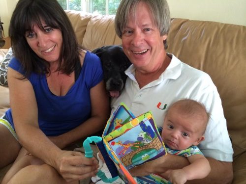 Dave, his wife Michelle with their grandson. Photo credit: Rob Barry @rob_barry 