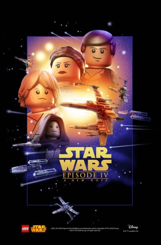 LEGO Star Wars Movie Poster - Episode 4 v2