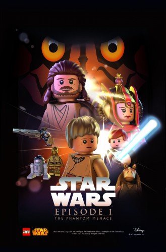 LEGO Star Was Movie Poster - Episode 1