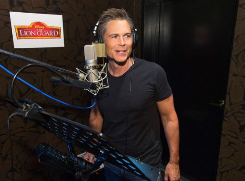 Rob Lowe voicing the role of Simba 