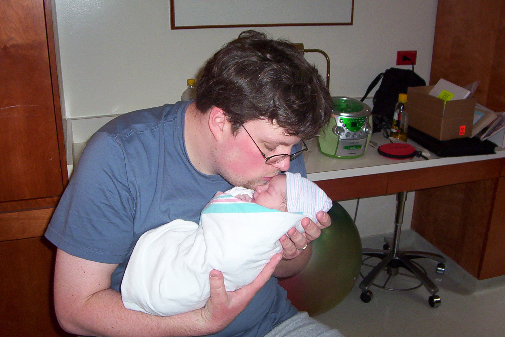 Fatherhood Surprises FIrst Kiss