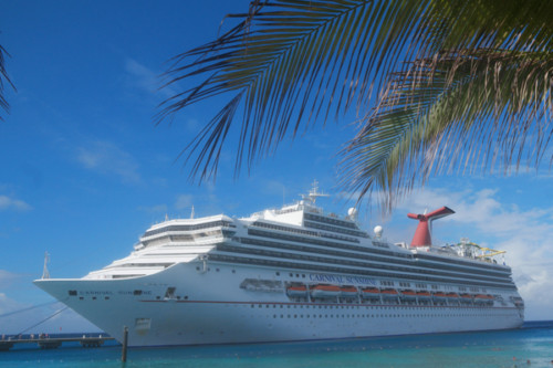 Carnival Cruise Sunshine ship in Grand Turk