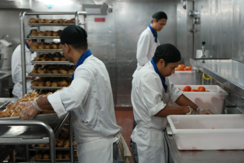 Carnival Cruise Sunshine ship galley