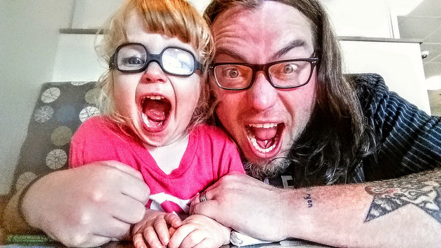 Dad daughter photo by mojomoomey