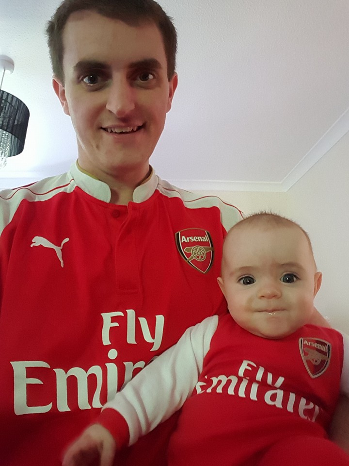 Life of Dad Robert Larkin Arsenal Kits