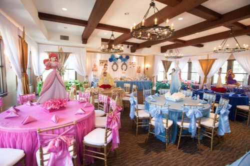 Disney Princess birthday party decoration idea