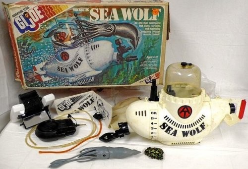 Seawolf submarine with Eagle eye G.I. Joe