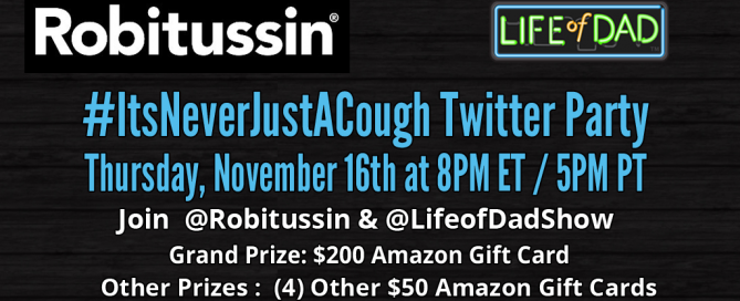 An #ItsNeverJustACough Twitter Party