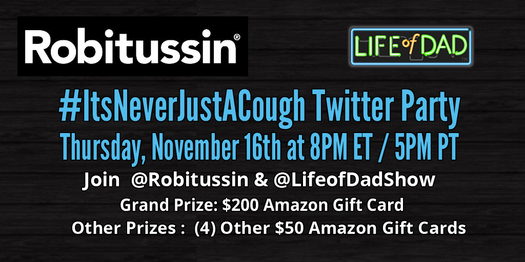 An #ItsNeverJustACough Twitter Party