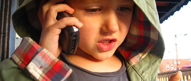 kids and phones