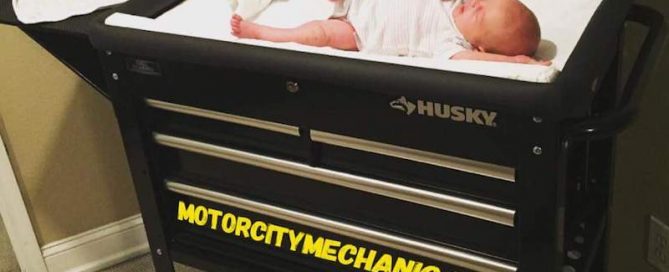 baby changing table tool box