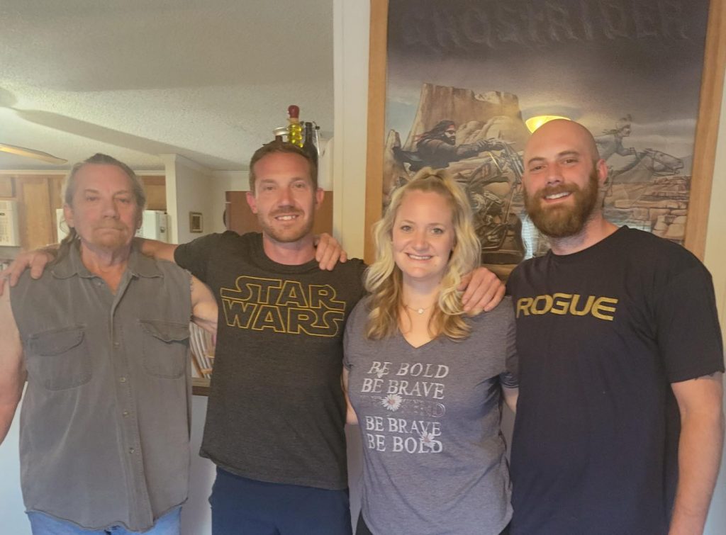 Nick With His Family