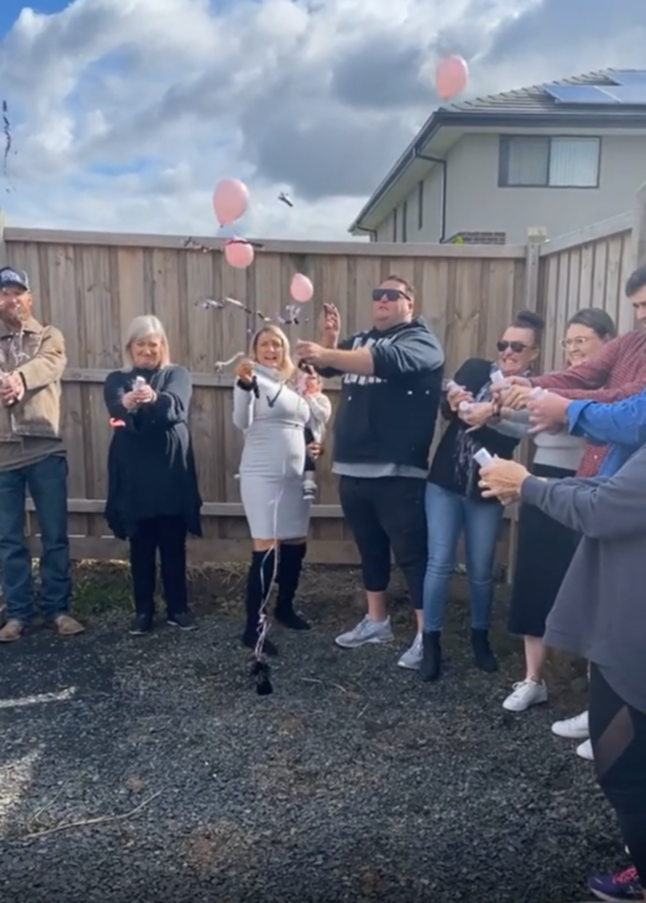 Dad’s Reaction At Gender Reveal Party