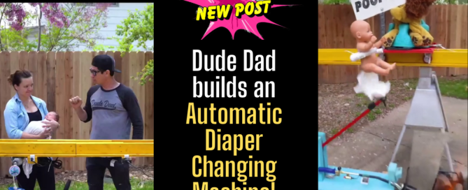 Dude Dad Automatic Diaper Changing Machine