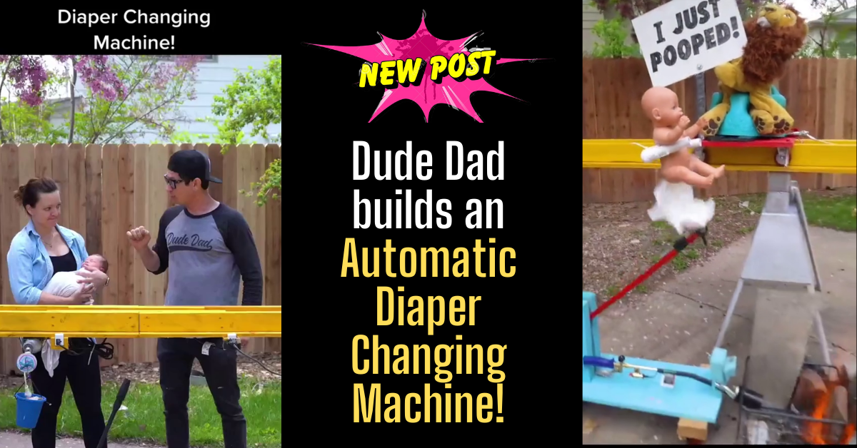 Dude Dad Automatic Diaper Changing Machine